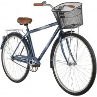 Велосипед Foxx Fusion 28" (2021) с корзиной синий