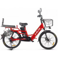 Электровелосипед GREEN CITY e-ALFA LUX красный