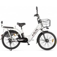 Электровелосипед GREEN CITY e-ALFA new серебристый