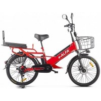 Электровелосипед GREEN CITY e-ALFA GL красный