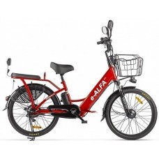Электровелосипед GREEN CITY e-ALFA new красный