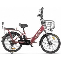 Электровелосипед GREEN CITY e-ALFA new темно-красный
