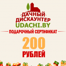 Подарочный сертификат на 200 рублей